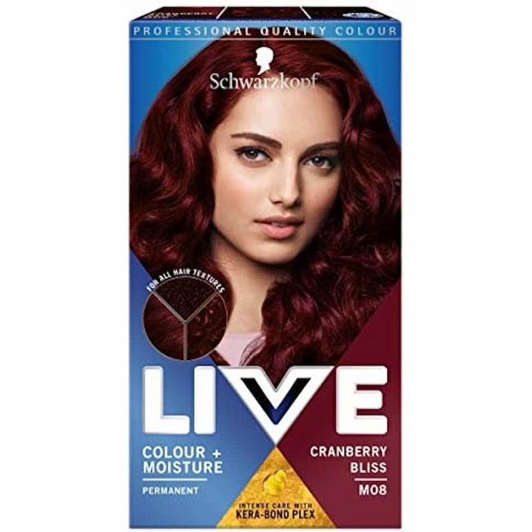 Red Cranberry Bliss Hair Dye with Keratin Plex to Nourish and Protect Hair