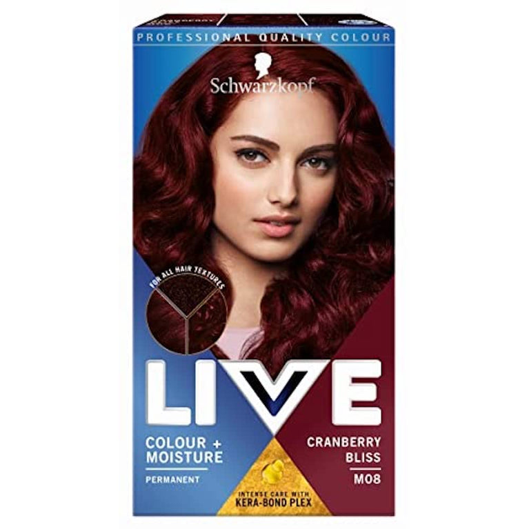 Red Cranberry Bliss Hair Dye with Keratin Plex to Nourish and Protect Hair