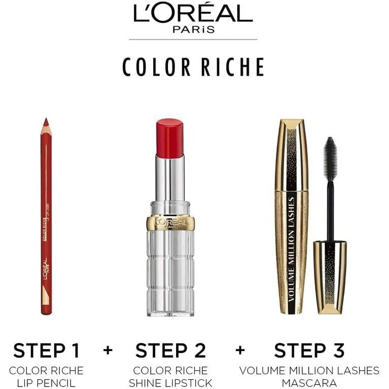 L'Oreal Color Riche Vibrant Lipstick with Hydrating Formula - 245 High on Craze, Single Pack