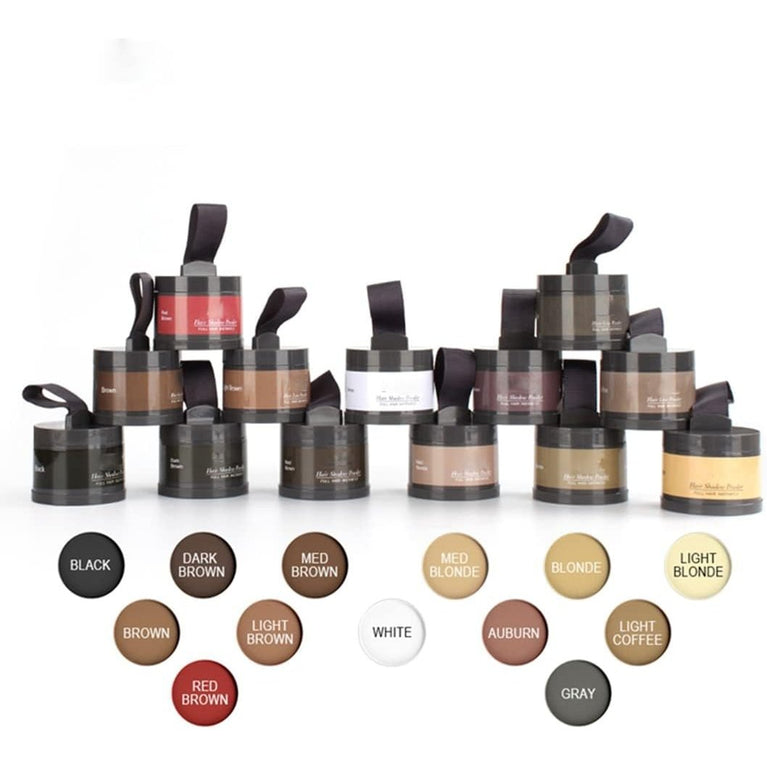 Hairline Powder, Hair Root Dye, Instantly Hair Color Shadow Cover Gray Hair Root, Hair Touch-Up, Thin Hair Powder 4g