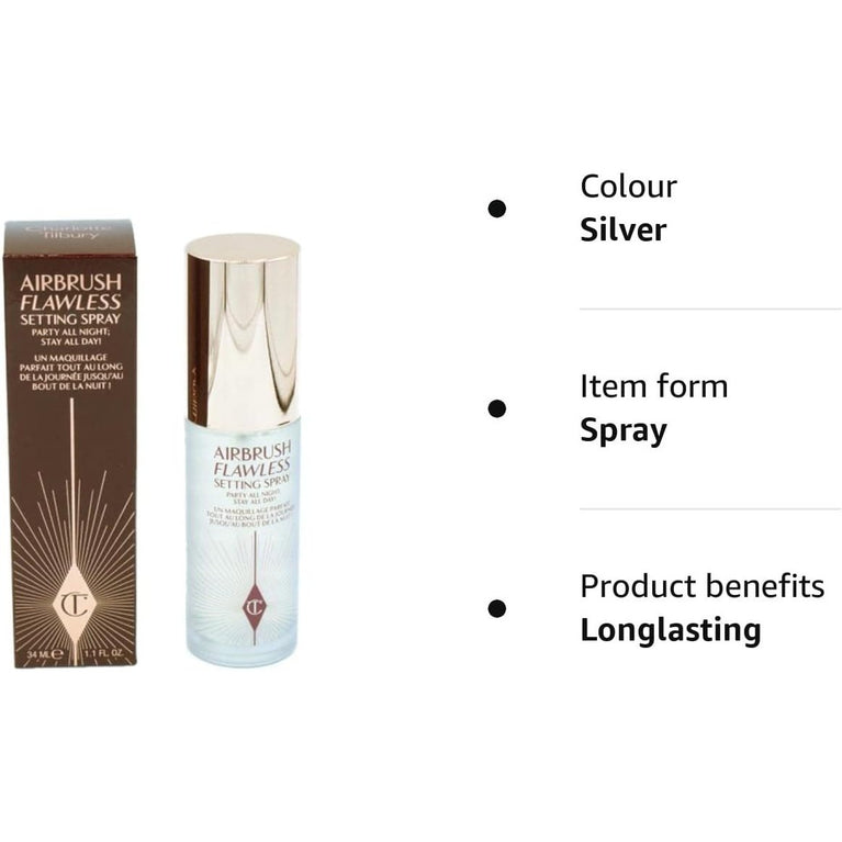 Charlotte Tilbury Flawless Finish Long-lasting Makeup Setting Spray (34ml)