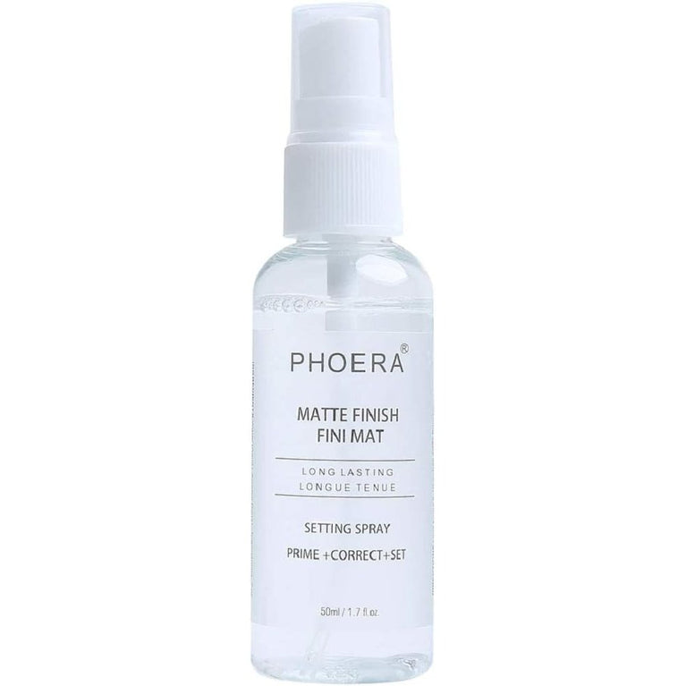AQUAPURITY Phoera 3-in-1 Makeup Setting Spray - Matte Finish Primer, Corrector, and Sealant