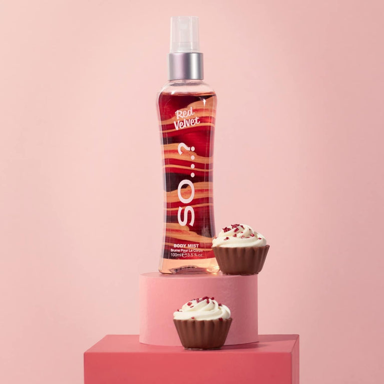 So...? Women's Red Velvet Body Mist - 100ml Bottle