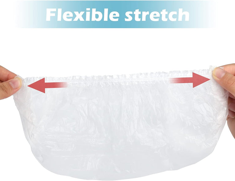 Waterproof Disposable Shower Caps - Pack of 100