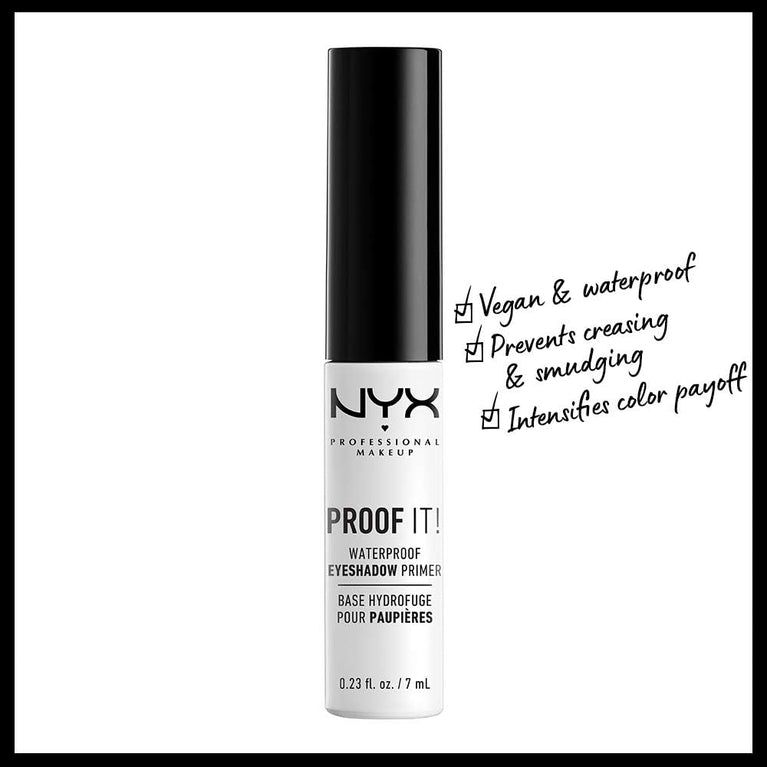 NYX Clear Long-Lasting Waterproof Eye Shadow Primer for Vibrant Makeup