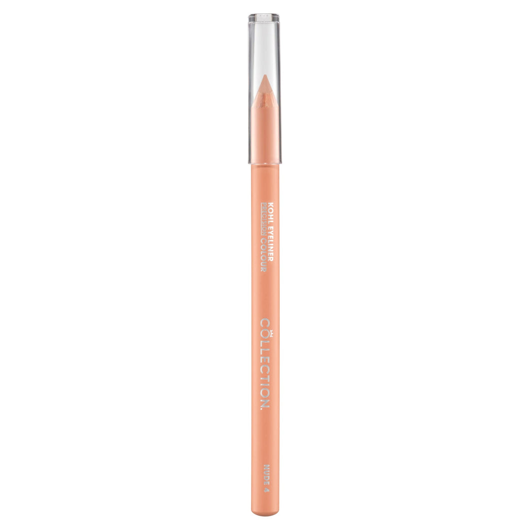 Vegan Collection Cosmetics Nude Kohl Eyeliner: Smudge-Proof, Brightening, and Highly Pigmented for Instant Impact