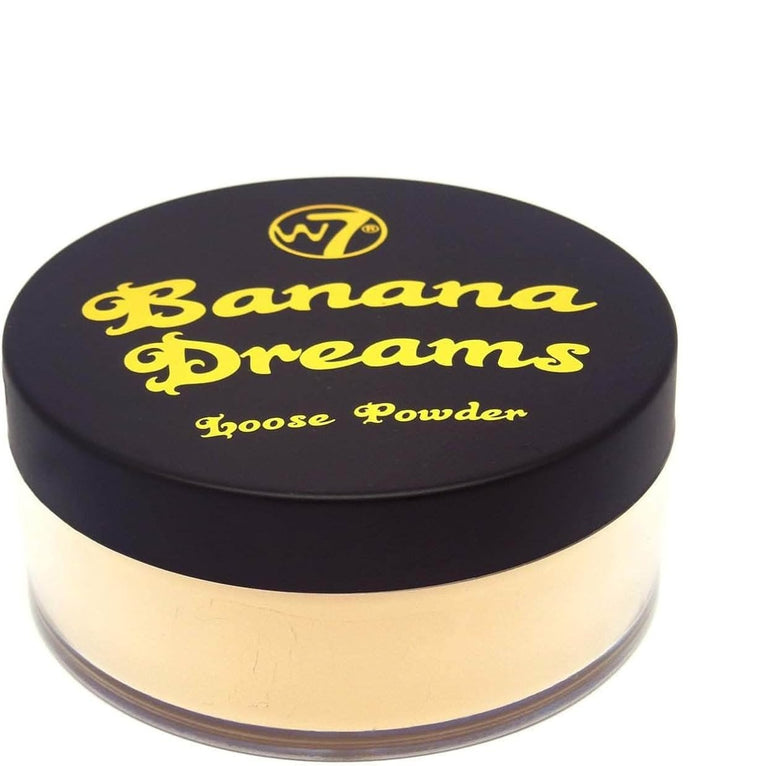 W7 Brightening Banana Dreams Loose Powder - Universal Yellow Setting Powder Suitable for All Skin Types