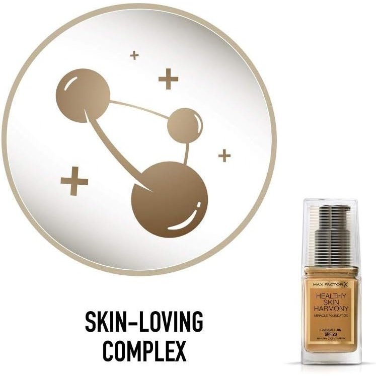 Max Factor 24H Hydrating & Matte Finish Foundation with SPF 20 in 85 Caramel, 30 ml