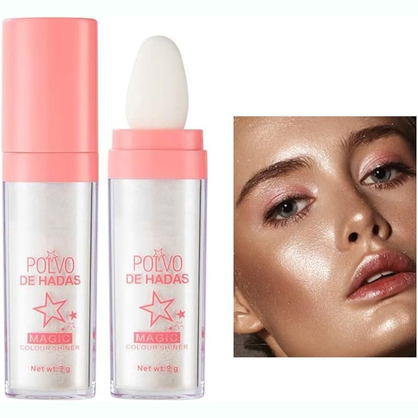 Fairy Dust Shimmer Stick - Versatile Glow Highlighter for Eyes, Face, and Body
