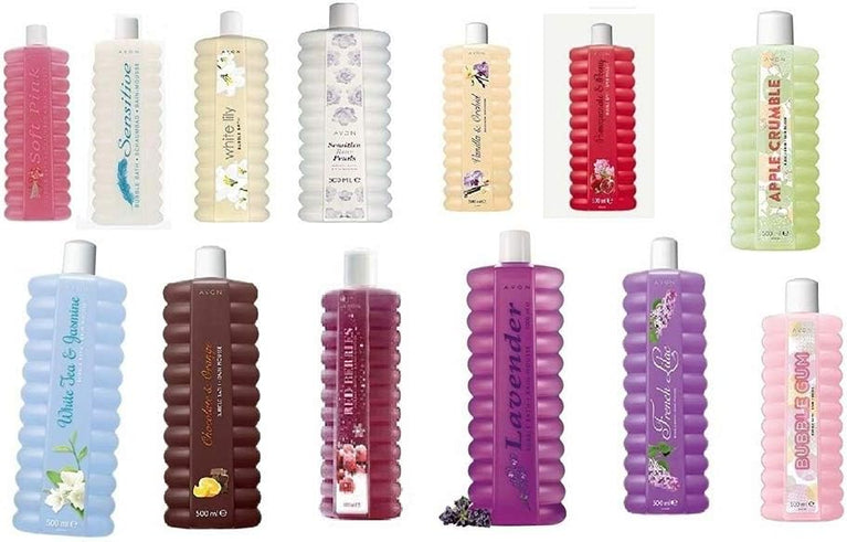 4-Piece Avon Bubble Bath Set - 500ml Each