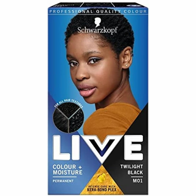 TWILIGHT BLACK MO1 Hair Dye with Keratin Plex for Strengthening and Moisturizing