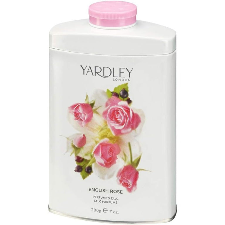 English Rose Talc in Tin - 200 g
