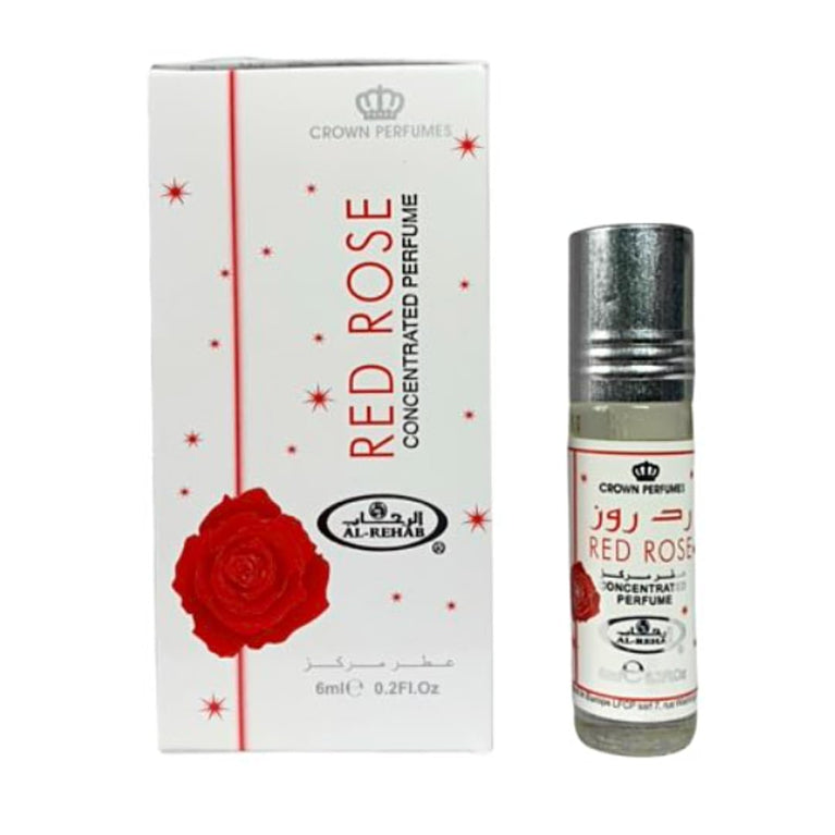 Captivating Red Rose Perfume Oil - 6ml by Al Rehab