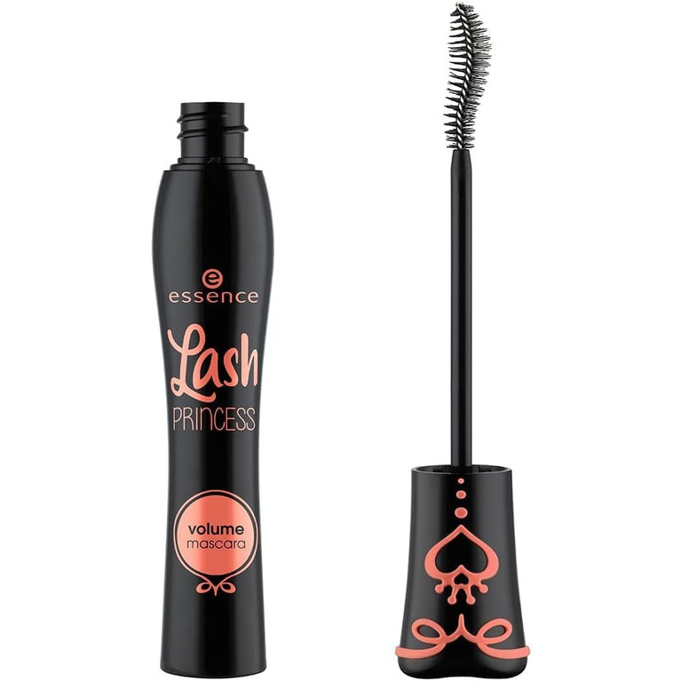 Essence Vegan Lash Princess Mascara – Stunning Volume and Length, Paraben-Free, Perfume-Free, Oil-Free in Deep Black (12 ml)