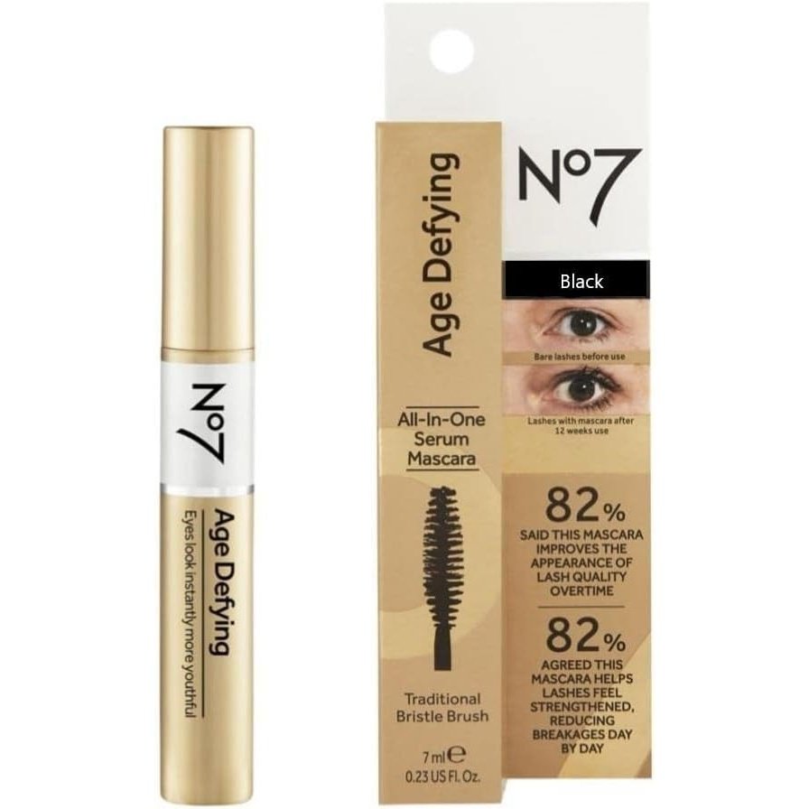 No7 Advanced Anti-Aging Serum Infused Black Mascara