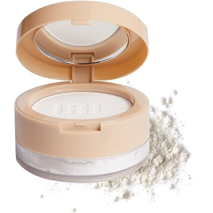 Makeup Revolution IRL 2-in-1 Airbrush Finish Powder – Translucent, Universal Shade, Vegan and Cruelty-Free, 6g