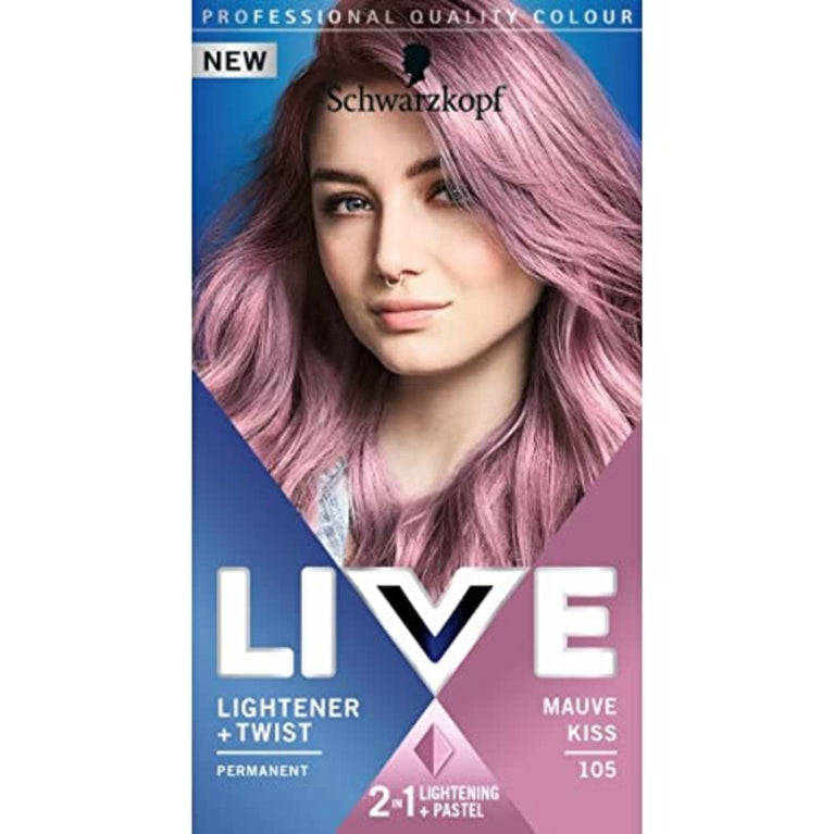 Mauve Kiss 105 Lightening Hair Dye with Pastel Twist Touch