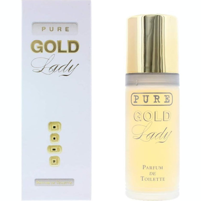 Pure Gold Lady - Luxury Fragrance for Women - 55ml Parfum de Toilette, made by Milton-Lloyd