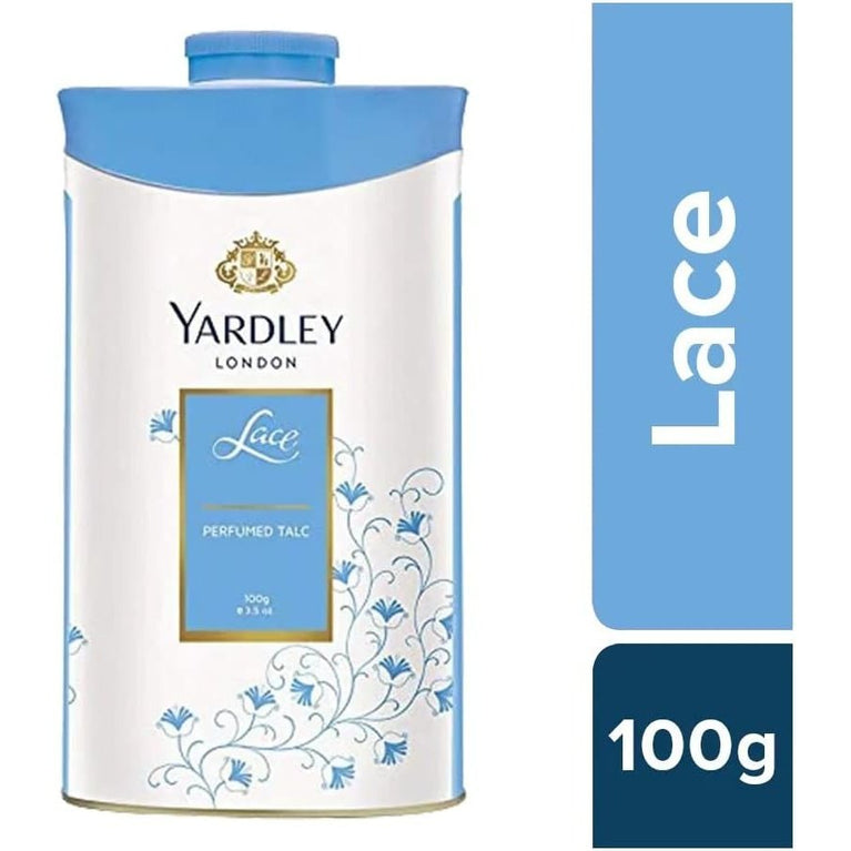Yardley London Lace Talcum Powder - 100g Bottle