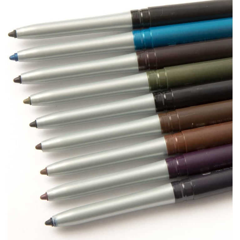 Palladio Pure Black Eyeliner Pencil: Waterproof, Retractable, Richly Pigmented, Long-lasting, Smudge-Proof, No Sharpening Needed, Infused with Aloe Vera, Cruelty-Free and Paraben-Free