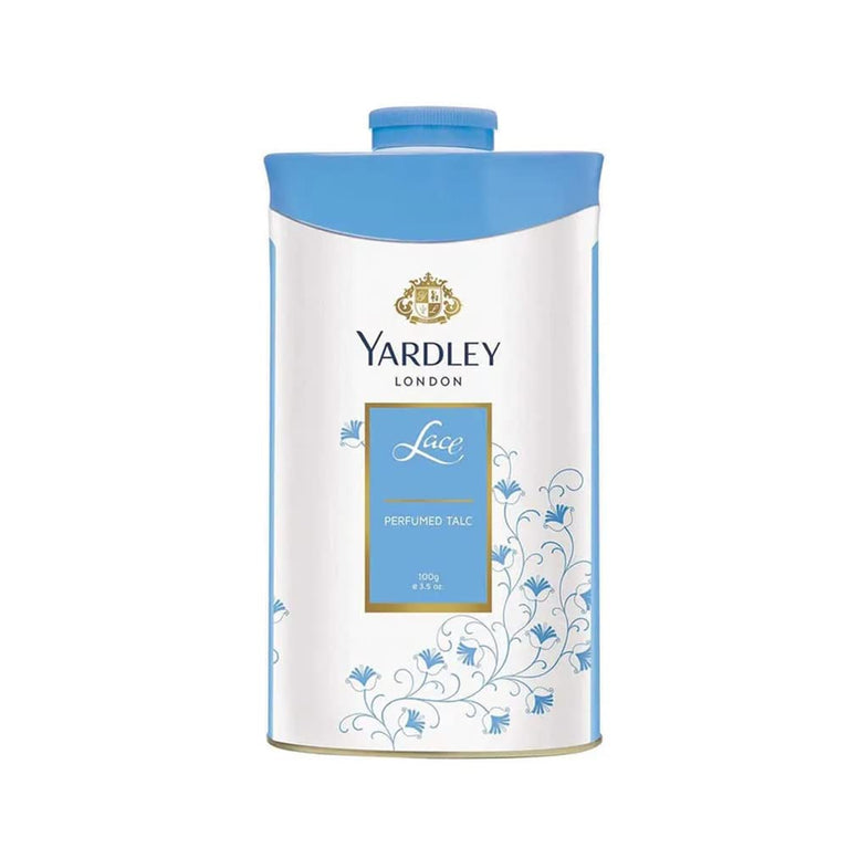 Yardley London Lace Talcum Powder - 100g Bottle