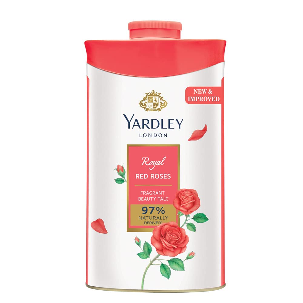 Yardley London RED Rose Perfumed Talcum Powder - 100g