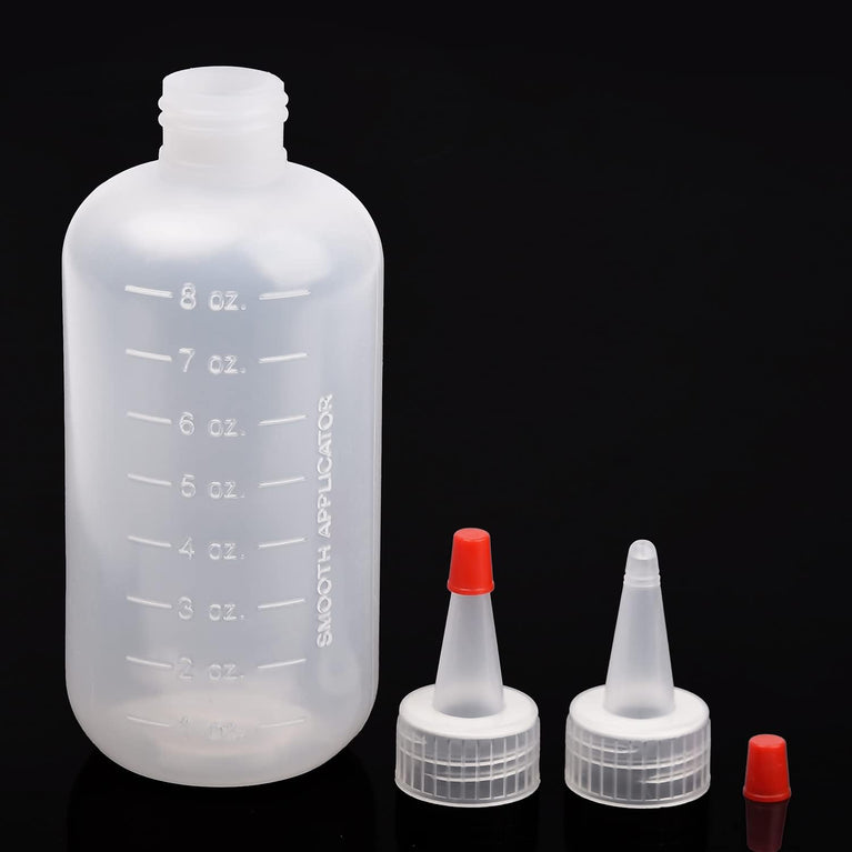 AOVNA 2-Pack Pointed Applicator Bottles for Salon Hair Care (120ml)