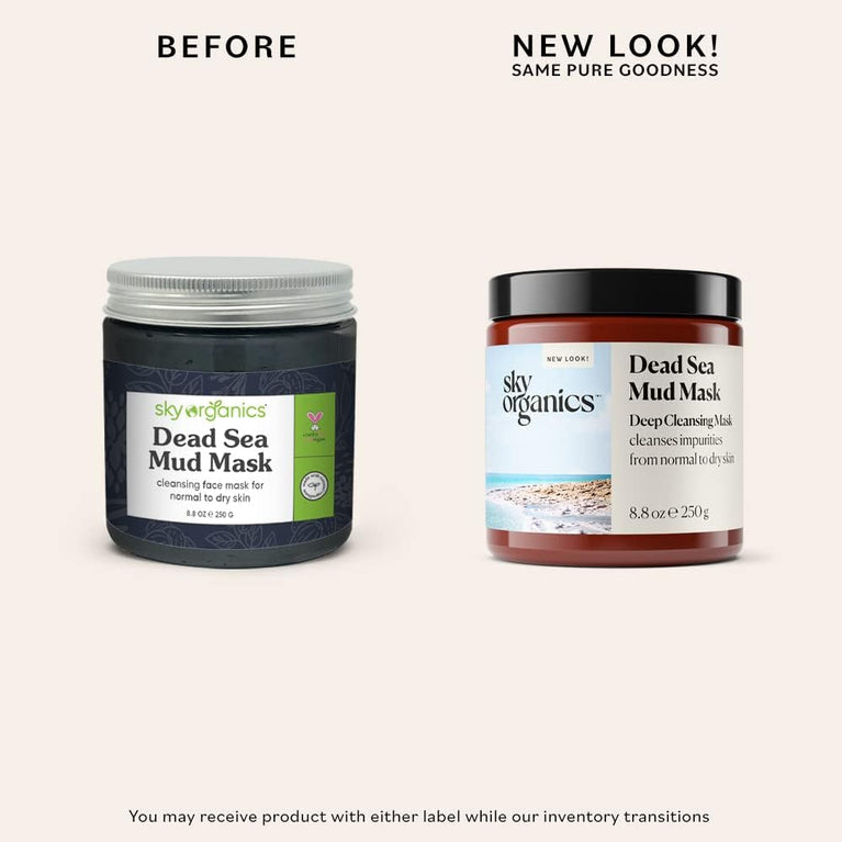 Clear and Radiant Skin with Dead Sea Mud Mask by Sky Organics