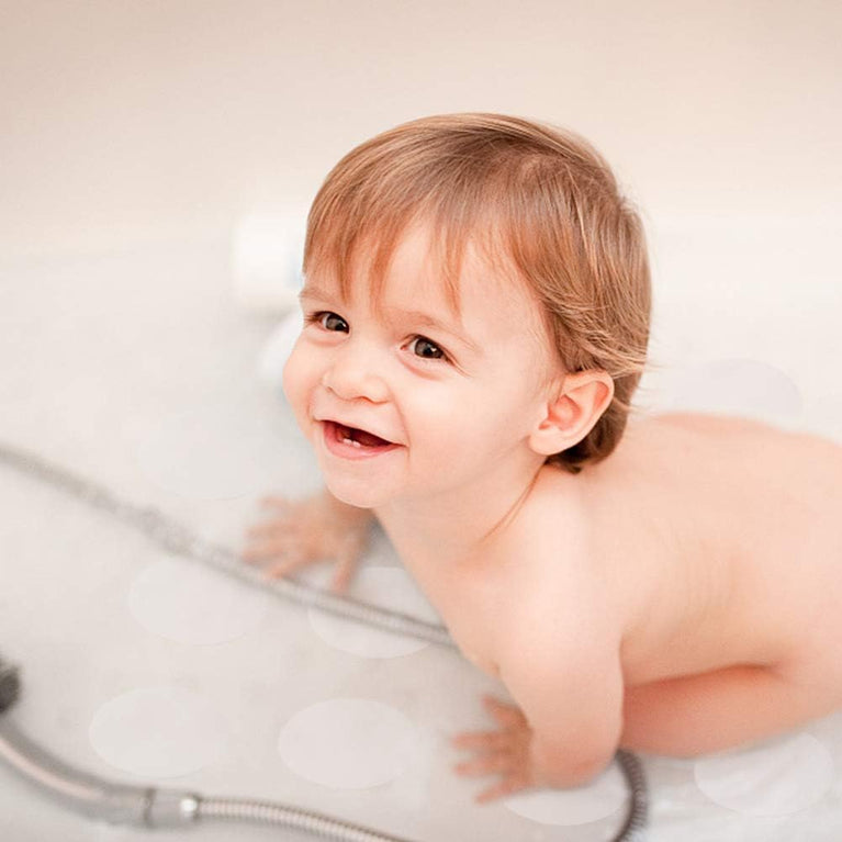 40-Piece Round Non-Slip Safety Shower Treads - Self-Adhesive Bathtub Stickers