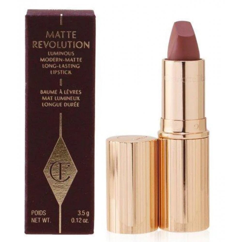 Charlotte Tilbury Vegan Love Matte Revolution Lipstick in Rosebud Red
