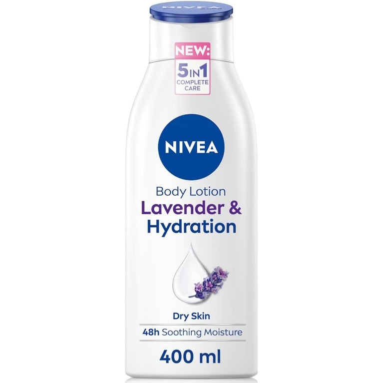 NIVEA Lavender Body Lotion: Deep Moisture and Relaxing Lavender Scent