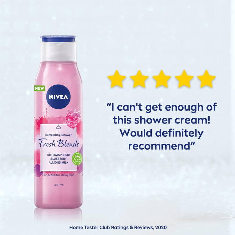 NIVEA Fresh Blends Raspberry Shower Gel (300ml)