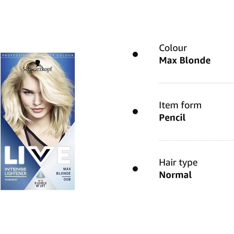 Schwarzkopf Color XXL HD Intense Max Blonde Hair Lightener - Brightening Oil Booster