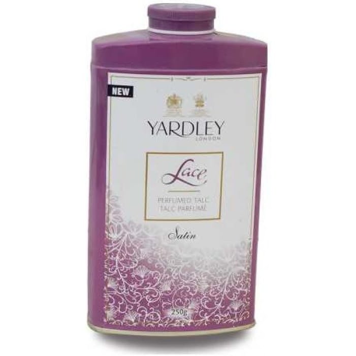 Yardley London Lace Satin Perfumed Talcum Powder - 100g