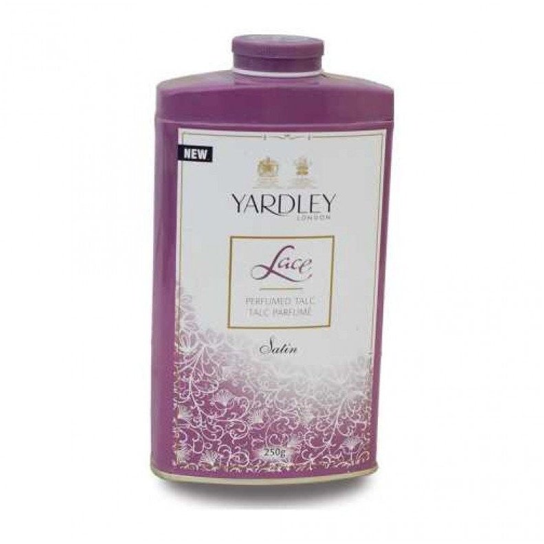 Yardley London Lace Satin Perfumed Talcum Powder - 100g