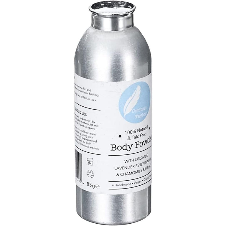 Corinne Taylor Talc Free Body Powder with Organic Essential Oils and Cruelty Free Certification
