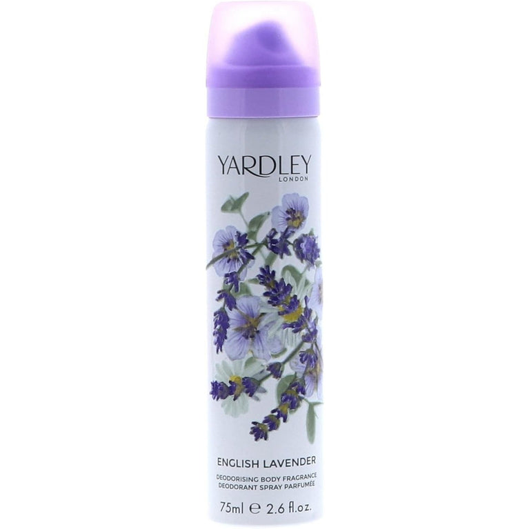 Yardley English Lavender Body Spray, Set of 2, 75 ml Each