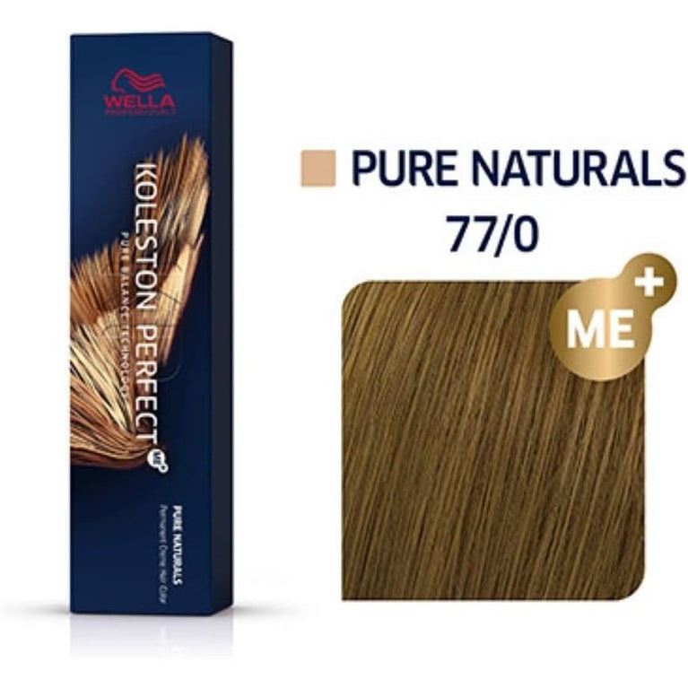 WELLA Koleston Perfect MePlus Pure Naturals Hair Color Cream, Medium Blonde Intensive Benefit Pack, 0.66 kg
