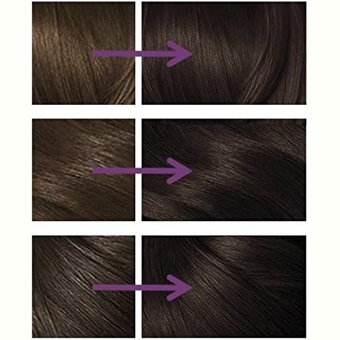 Clairol Nice'n Easy No Ammonia Hair Dye, 84 Darkest Brown