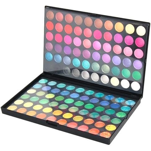 Accessotech Ultimate Eyeshadow Palette with 120 Versatile Shades - Compact Professional Makeup Kit Box
