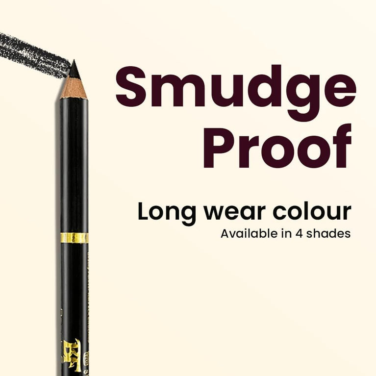 Everlasting Beauty Waterproof Eyebrow Definer Pencil with Matte Finish - 402 Dark Brown with Sharpener Included