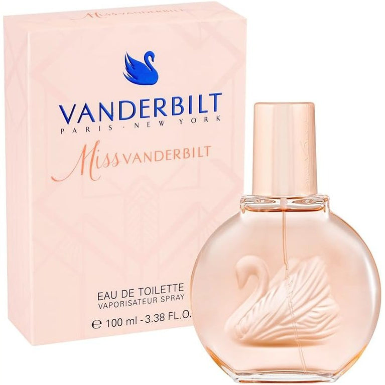 Miss Vanderbilt Eau De Toilette 100ml Spray | Floral Fragrance for Women | Genuine Gloria Vanderbilt Perfume