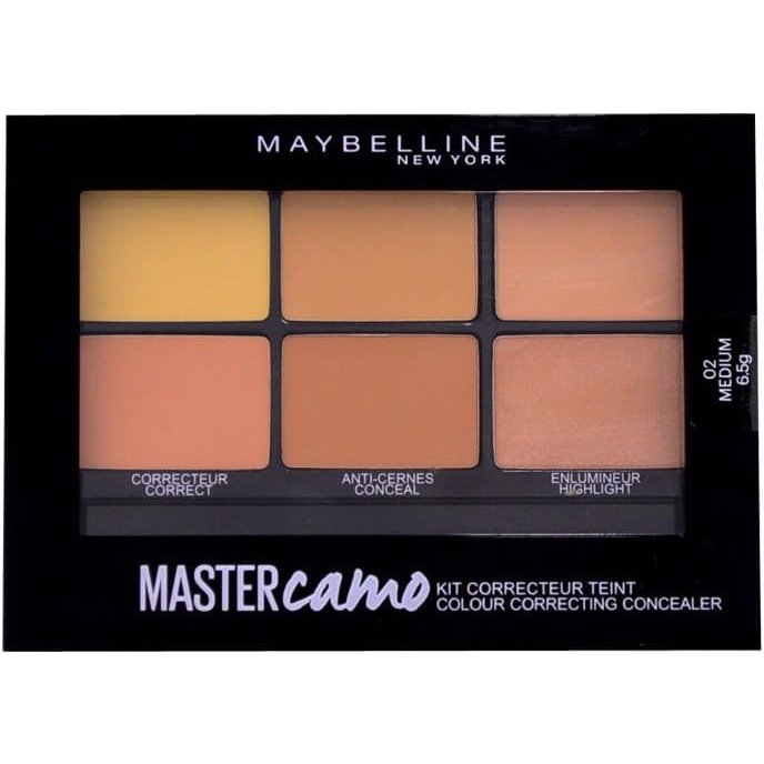 Maybelline All-in-One Skin Perfection Concealer Kit, Medium Tone, 6g