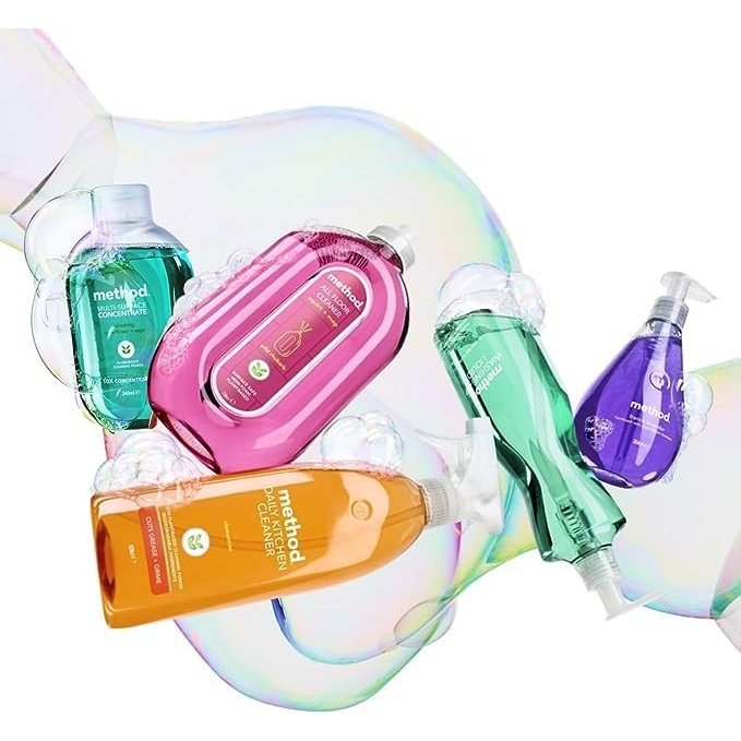 Method Lavender Hand Wash, with Plant-Based Cleansing Power, 354ml, 4 Pack