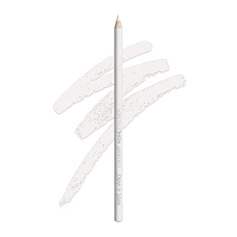 Wet 'n' Wild Color Icon Kohl Liner, Creamy Eye-Makeup Pencil with Hyper-Pigmented Intensity, Easy-to-Apply, Dermatologically Tested, In Shade - You're Always White!