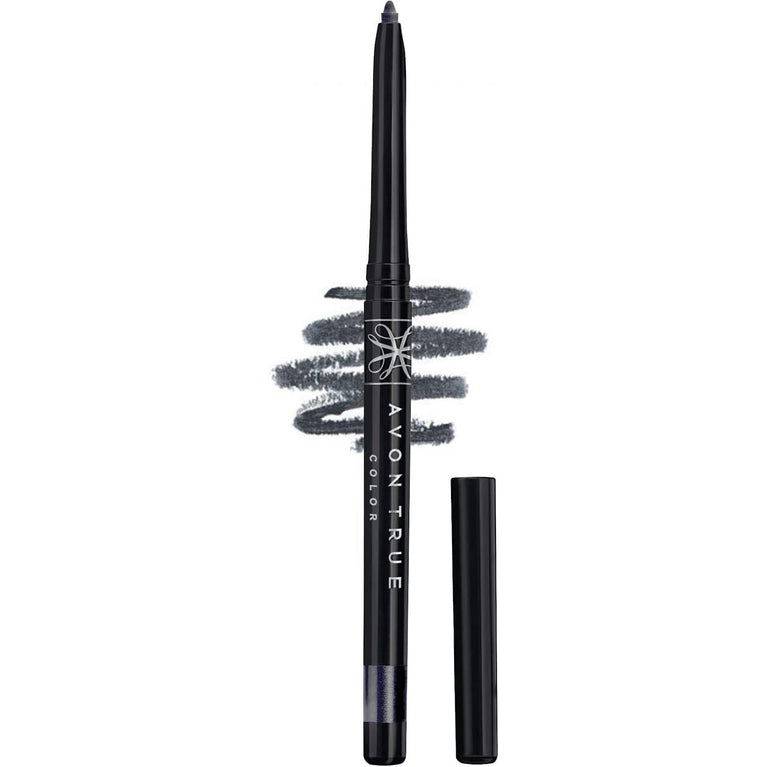 Avon 12-Hour Wear Glimmerstick Eyeliner in Saturn Grey - Waterproof and Retractable