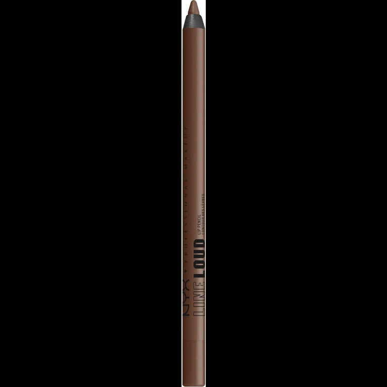 NYX Line Loud Matte Lip Liner - Long-Lasting, Smudge-Proof, Shade 17 Rebel Kind, Infused with Jojoba Oil and Vitamin E
