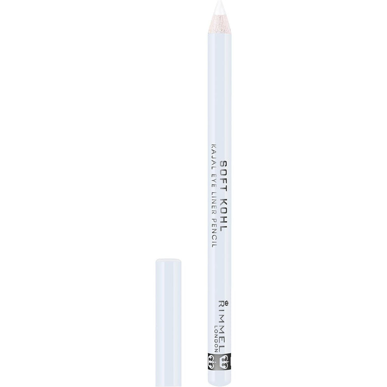 Rimmel London Pure White Khol Eyeliner, 1.2g - Soft, Blendable, and Long-lasting