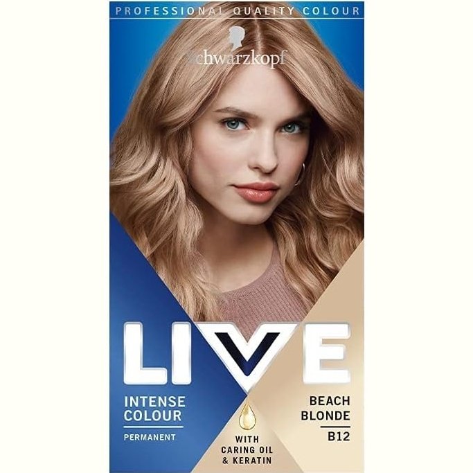 Intense Blonde Hair Color with Grey Coverage and Caring Oils