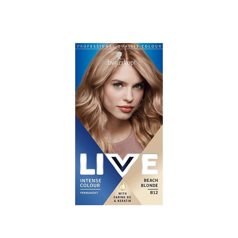 Intense Blonde Hair Color with Grey Coverage and Caring Oils
